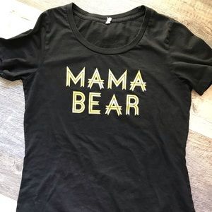 Loved by Hannah & Eli - Mama Bear scoop neck tee
